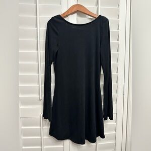 Classic Black Long Sleeve Dress